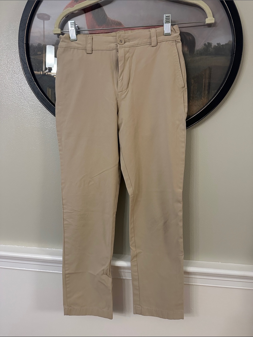 Vineyard Vines Men's Tan Straight Chinos
